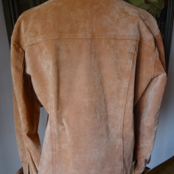 Coldwater Creek Jackets & Coats Coldwater Creek Salmon Suede Jacket